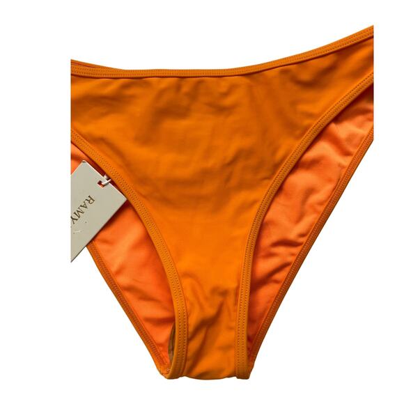 RAMY BROOK SIZE MEDIUM ISLA BIKINI SWIM BOTTOMS APRICOT ORANGE NEW - Picture 6 of 10